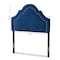 Baxton Studio Rita Royal Blue Velvet Upholstered Twin Size Headboard 155-9335 - alternate 2
